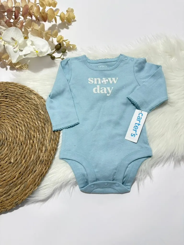 Body celeste y pants de brillitos · talla 6 Meses