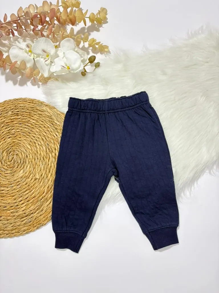 Sudadero azul y pants azul · talla 12 Meses